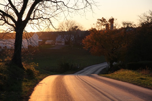 Farm Road near Lancaster, PA